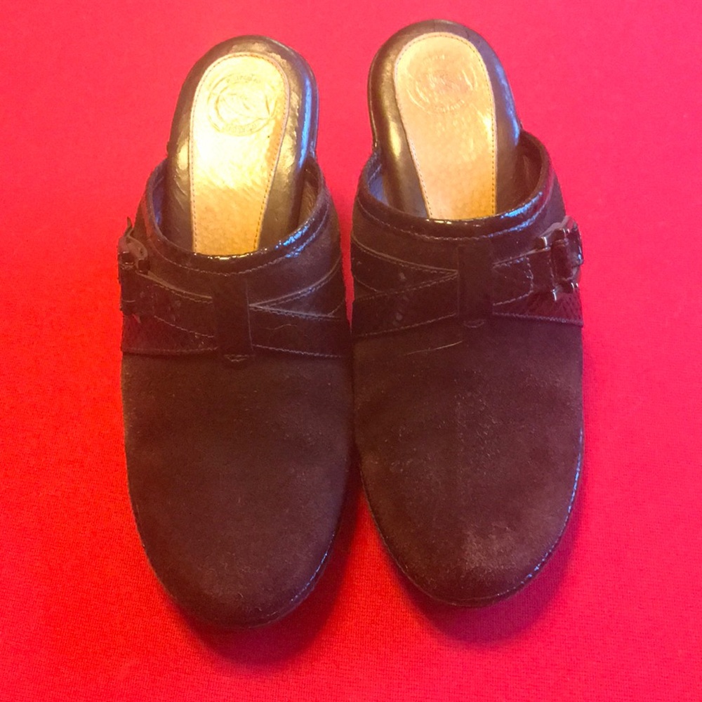Ladies Suede Mules Size 8M